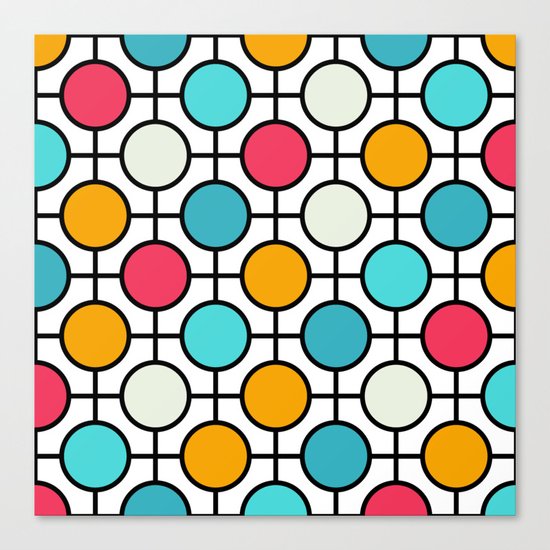 Polka Dots Canvas Print