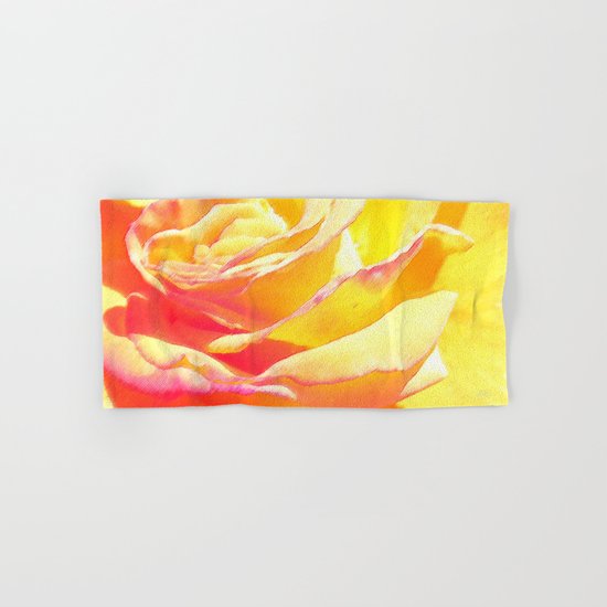 Love and Peace Pastel Rose Hand & Bath Towel