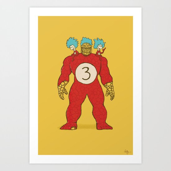 3 Things Art Print