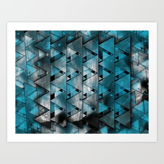 TriangleTracts Full Bleed... Art Print