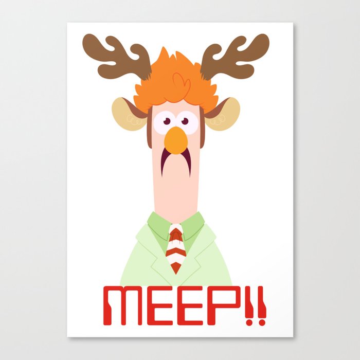 Meep Meep! Canvas Print