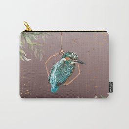 kingfisher-earring Carry-All Pouch