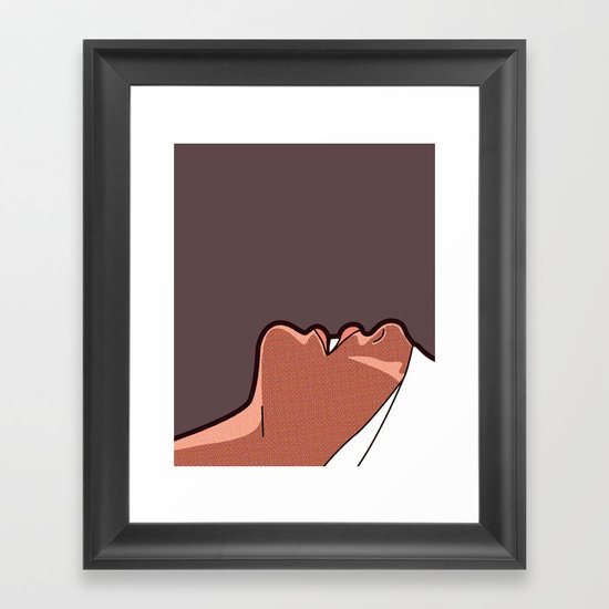 Pop Icon - Nine 1/2 Weeks Framed Art Print