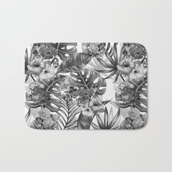 Palm Pattern Bath Mat