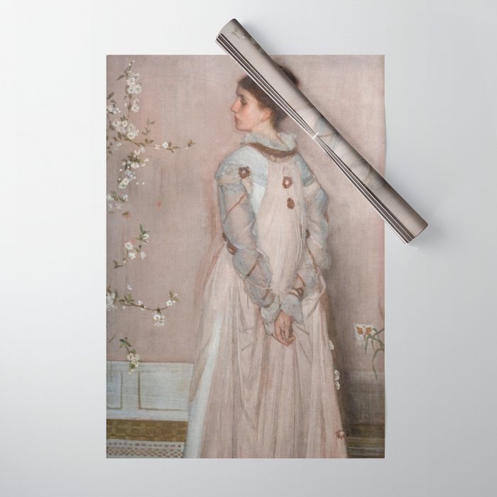 James Whistler - Symphony in Flesh Colour and Pink Wrapping Paper