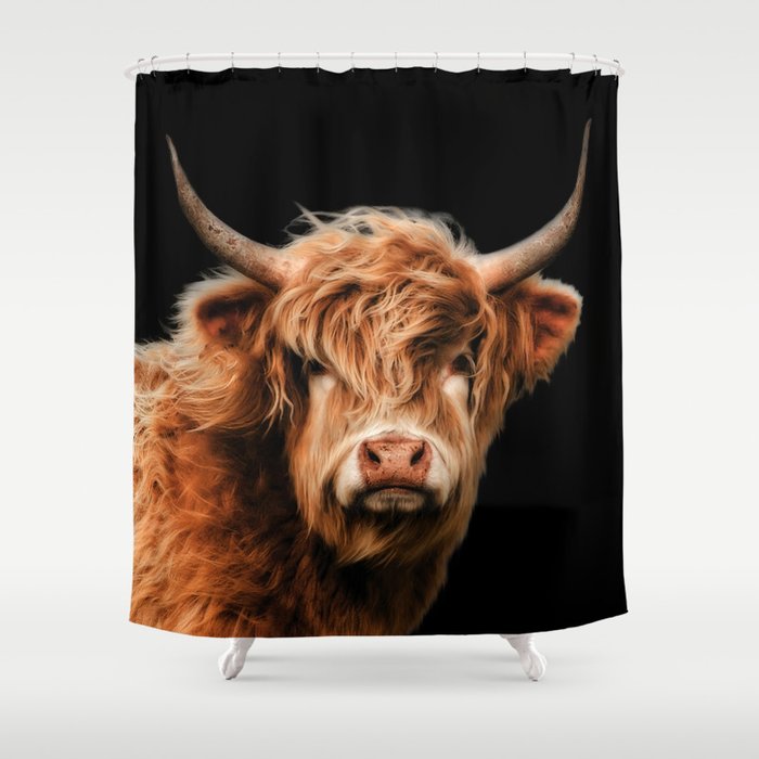 Highland Cow Shower Curtain