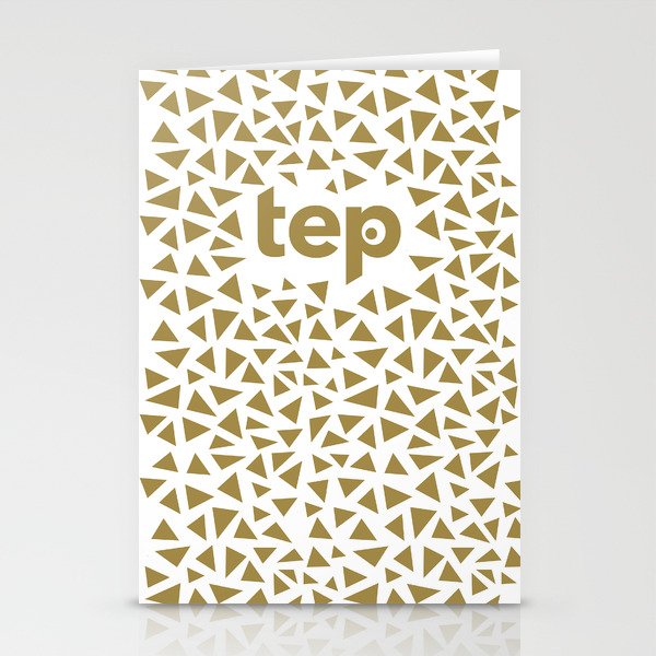 Tep Triangles Stationery Cards