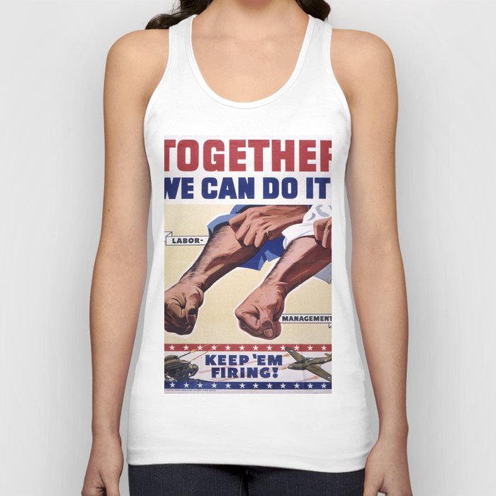 Vintage poster - Together We Can Do It Tank Top