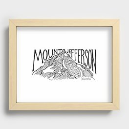 Mount Jefferson Recessed Framed Print