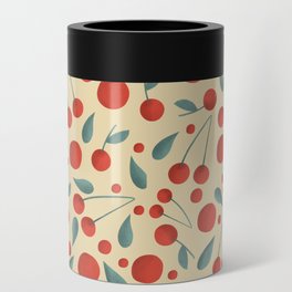 Red cherries pattern Can Cooler