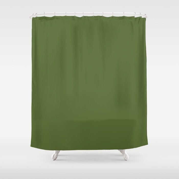 Toad Green Shower Curtain