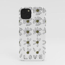 Daisies in love iPhone Case