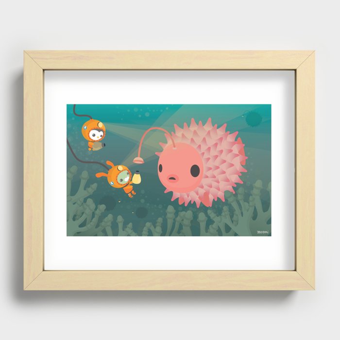 The Octonauts Pufferfish Recessed Framed Print