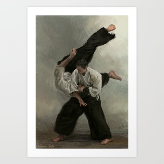 Irimi Nage Art Print