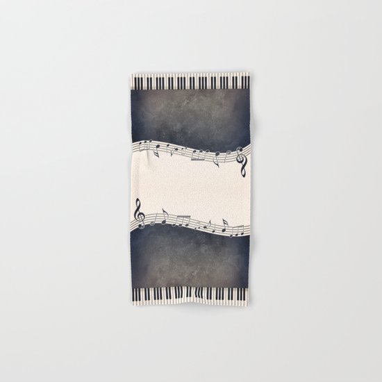 Piano Hand & Bath Towel