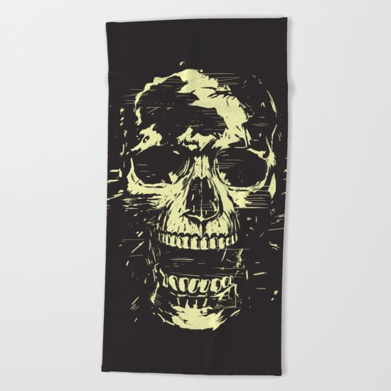 Scream (gold) Beach Towel