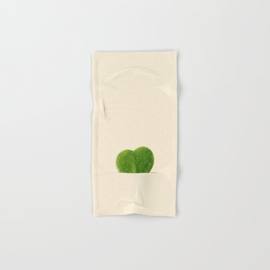 cactus heart Hand & Bath Towel