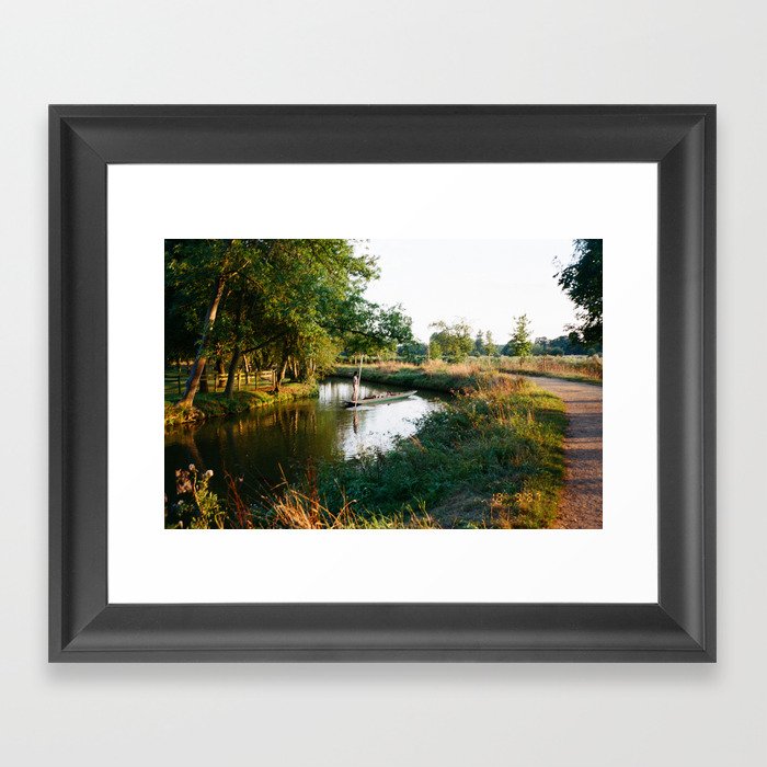 Summer dates on the Thames Framed Art Print