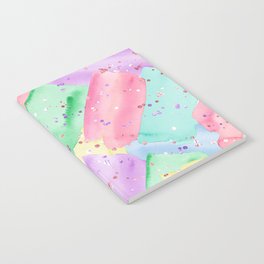 Glitter Color Abstract Trendy Collection Notebook
