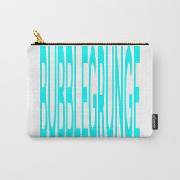 BUBBLEGRUNGE TURQUOISE Carry-All Pouch