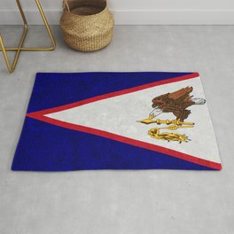 Flag of American Samoa US Territory Area & Throw Rug