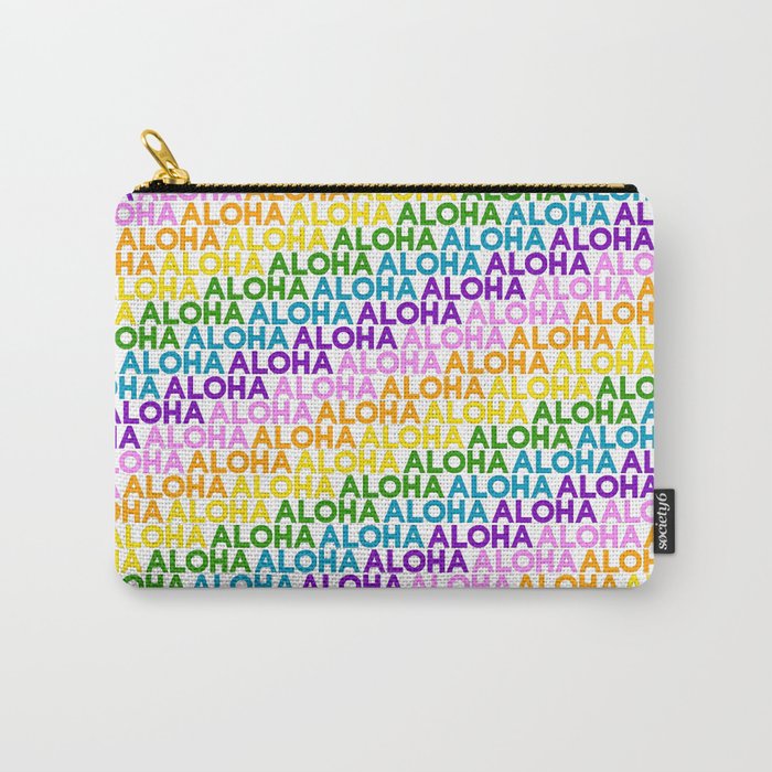 ALOHA Rainbow Carry-All Pouch