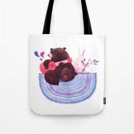Bear & Bunny Tote Bag