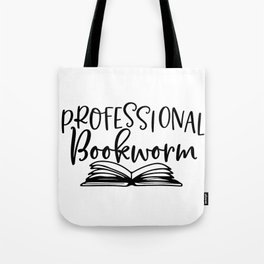 Professional Bookworm Tote Bag