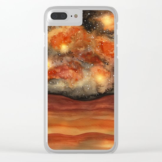 Beautiful Galaxy II Clear iPhone Case