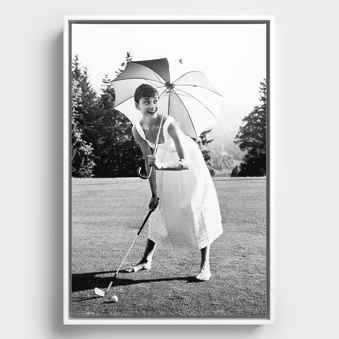 Vintage Golf Shaft Umbrella