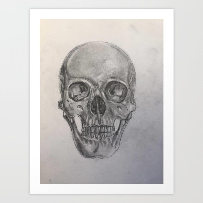 ID Skull  Art Print