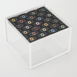 Eyes Of Different Colors Acrylic Box