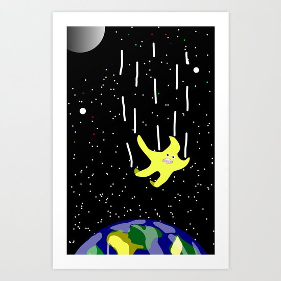 Falling Star Art Print