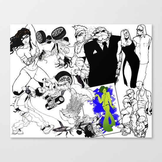 Sketchbook I Canvas Print