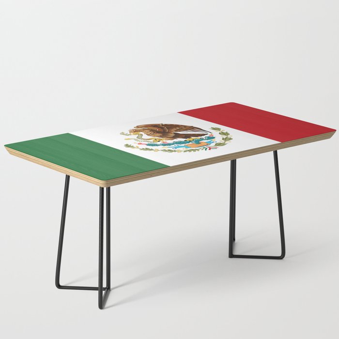 Mexico Flag Print Mexican Country Pride Patriotic Pattern Coffee Table