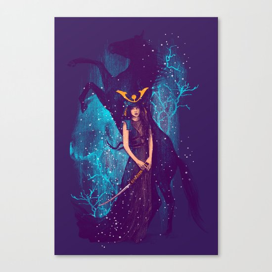 THE DARKEST HORSE Canvas Print