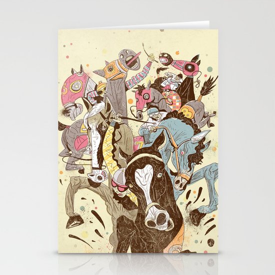 The Great Horse Race! Stationery Cards