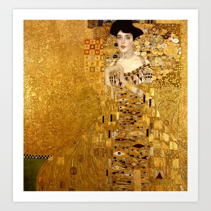 Woman In Gold Portrait By Gustav Klimt Art Print By Vintage Archive Woman In Gold Portrait By Gustav Klimt Prints