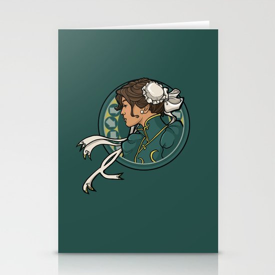 Chun-Li Nouveau Stationery Cards