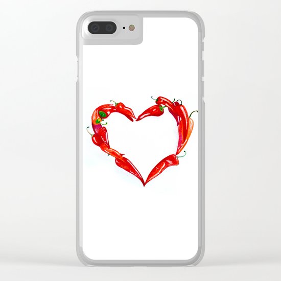 Peppers heart Clear iPhone Case