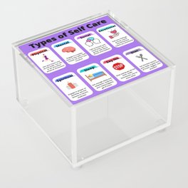 Types of Self Care Acrylic Box