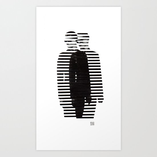 Deconstruction IV (Thin Man) Art Print