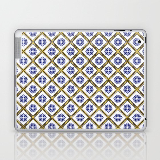 Lisbon Azulejos #6 - Azul Laptop & iPad Skin