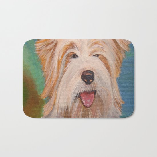 Terrier Portrait Bath Mat