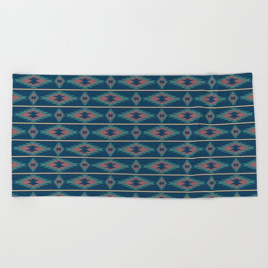 Native Spirit Pattern Beach Towel