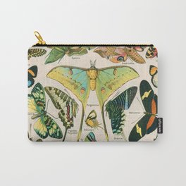 Vintage Butterfly Print Carry-All Pouch | Animal, Vintage, Nature 