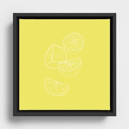 Lemon Drop Framed Canvas