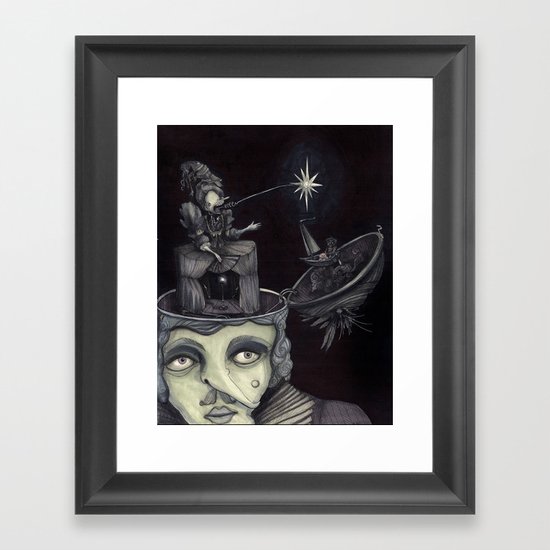 Ghost Light Framed Art Print