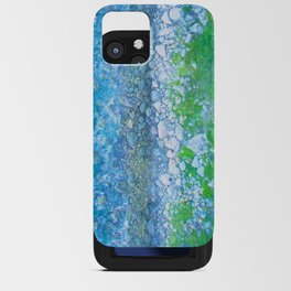 stony beach impressionism texture iPhone Card Case