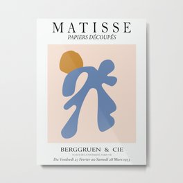 Matisse cutoff - abstract cutoff Metal Print | Wallartdecor, Botanicalabstract, Modernremake, Abstractcurves, Cutoutposter, Matissecutout, Matisseleaf, Cut Outs, Henrimatisseprint, Crazycurves 